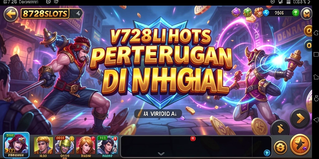 Gameplay seru dari 8728SLOTS dengan pertarungan mendebarkan.