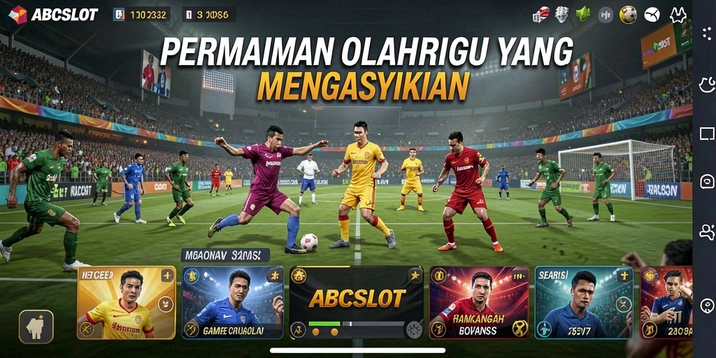 Tampilan gameplay seru di ABCSLOT dengan berbagai cabang olahraga.