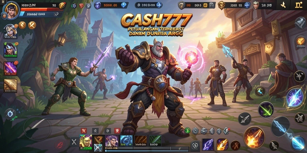 Tampilan gameplay epik dalam <strong>CASH777</strong> yang penuh aksi dan strategi.