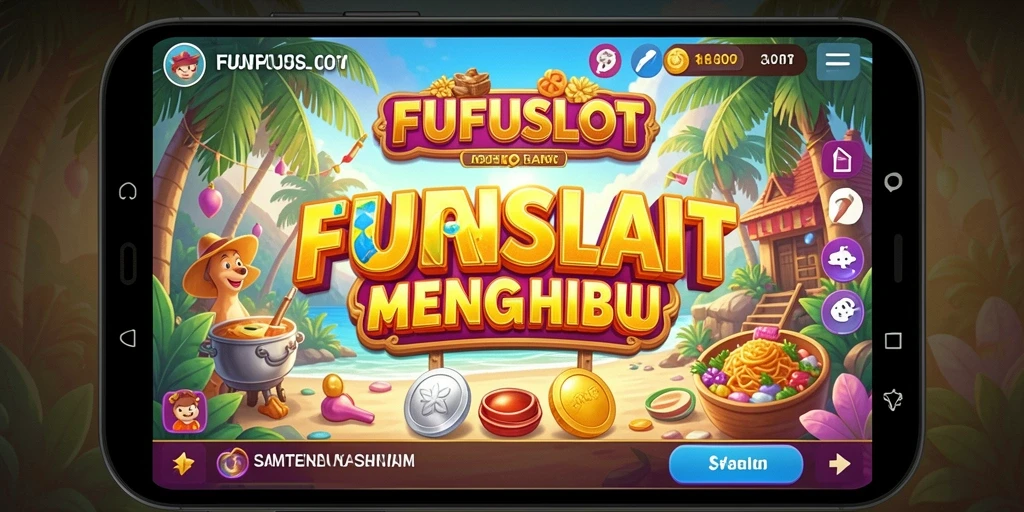 Screenshot gameplay FUFUSLOT yang menyenangkan dan penuh warna.