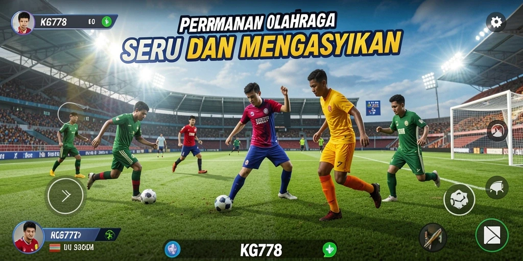 Tampilan gameplay seru dalam permainan olahraga KG778.