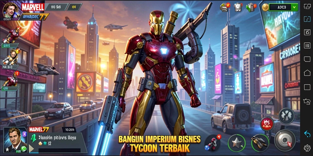 Gameplay menarik di <strong>MARVEL77</strong> dengan grafis dan strategi Tycoon yang seru.