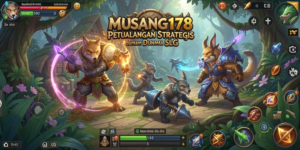 Tampilan gameplay menarik dalam dunia strategi SLG.