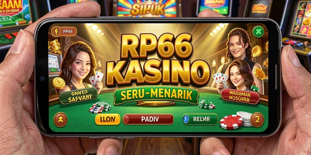 Tampilan screenshot utama RP66 menampilkan gameplay Kasino yang menarik.