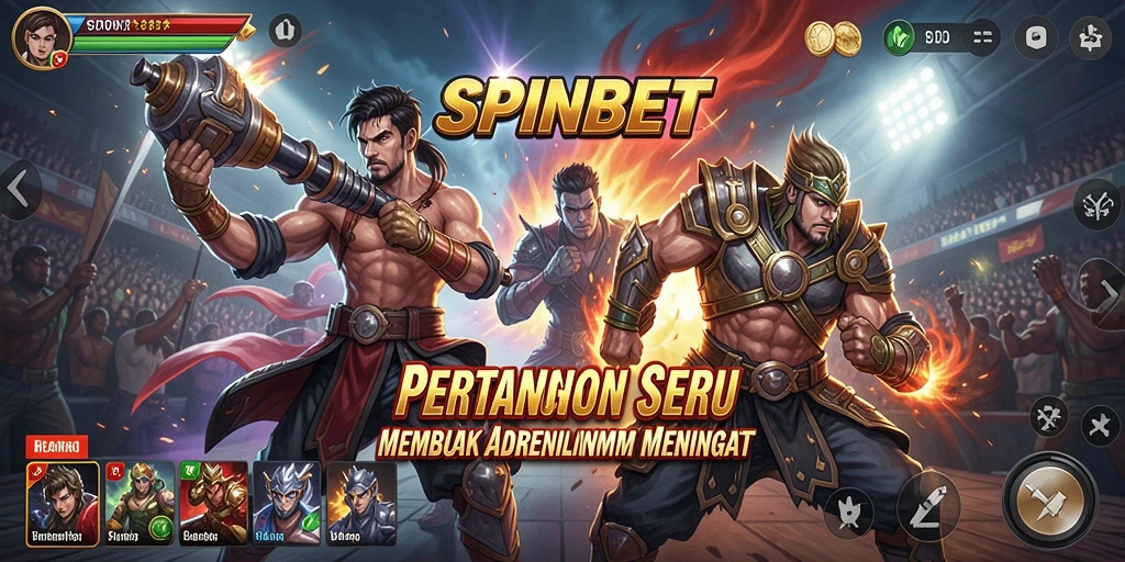 Tampilan gameplay SPINBET yang seru dan mendebarkan.