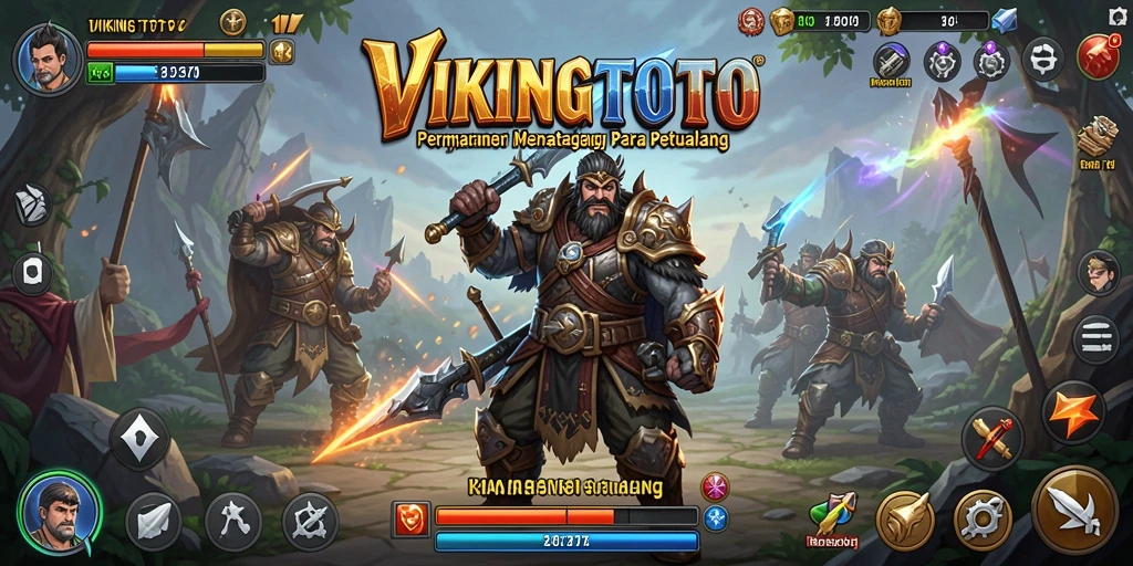 Tampilan mengesankan dari gameplay strategi VIKINGTOTO.