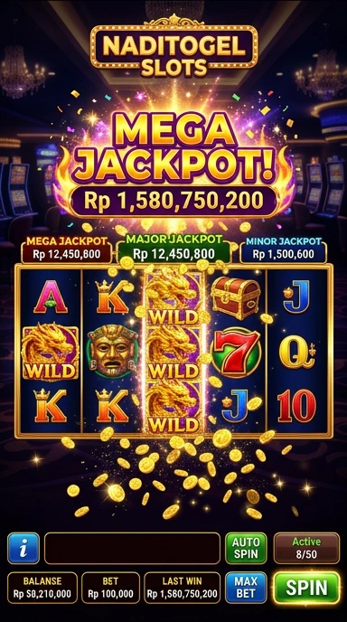 Tampilan antarmuka nadimtogel yang mudah dipahami.